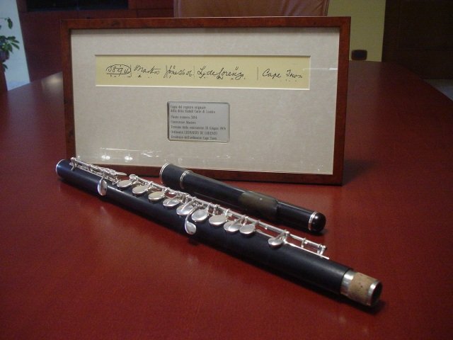Il flauto di Leonardo de Lorenzo